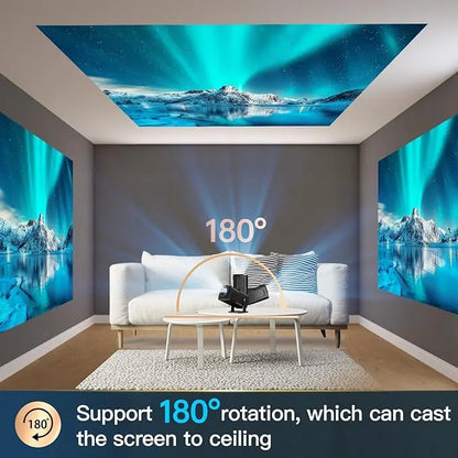 Smart Mini Square Projector © - Royal Luxe Bazaar